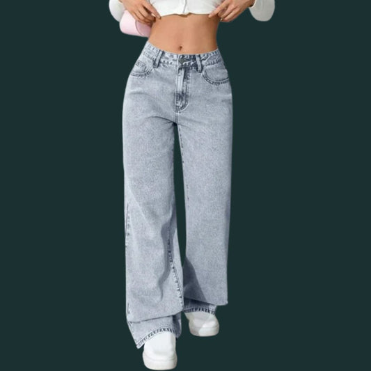 Hanna – luźne dżinsy typu wide leg