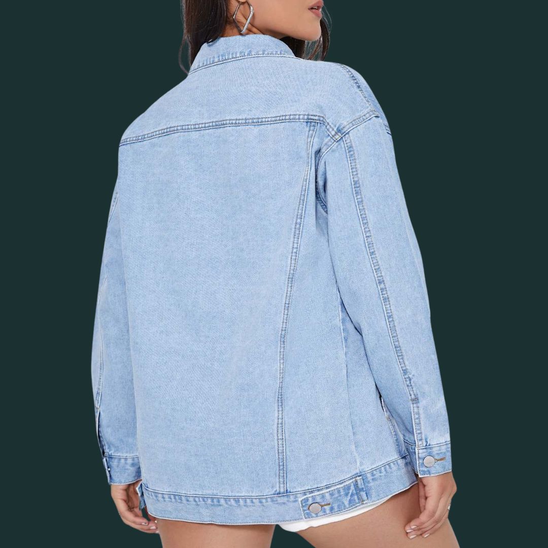 Patrycja – stylowa kurtka dżinsowa typu oversize