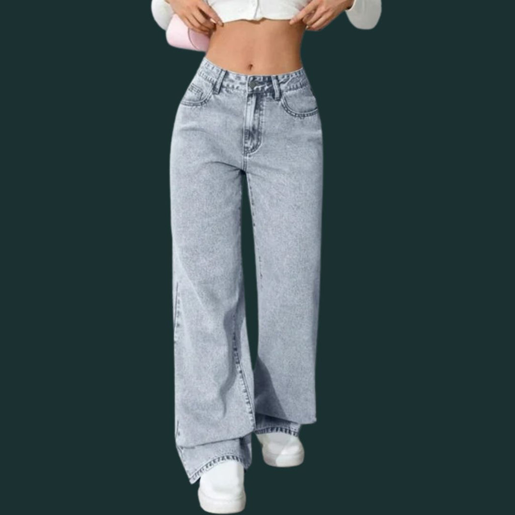 Hanna – luźne dżinsy typu wide leg